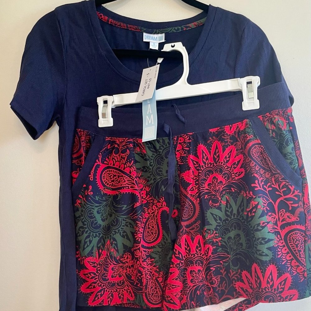 Lularoe Carol Dream Holiday pajama set